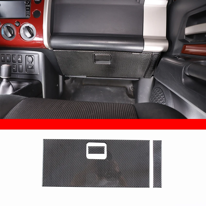 autocollants-decoratifs-de-panneau-de-boite-d'isotbox-de-copilote-de-voiture-fibre-de-carbone-souple-accessoires-interieurs-toyota-fj-cruiser-2007-2021-3-pieces