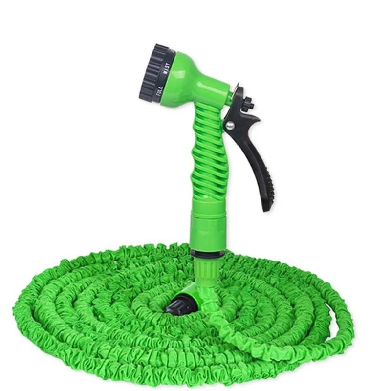 Water Hose Multi-Functional Telescopic Water Hose 25F/50F/75F/100F Multi-Specification High-Pressure Cleaning Gun Household Gardening Tools