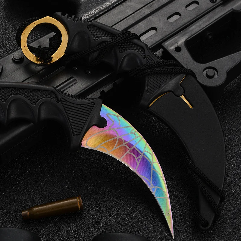 

High Quality CSGO outdoor claw sharp game wolf claw knife outdoor self-defense camping survival exquisite knife