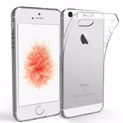 Transparent Clear Silicone Soft TPU Phone Case Cover for SE2 or SE3 (Clear)