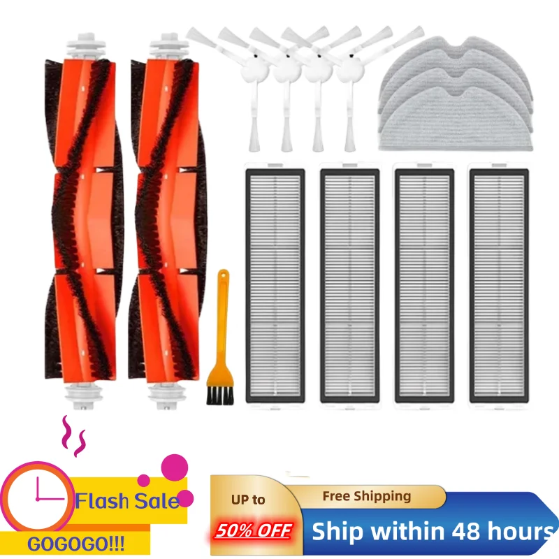 

For Xiaomi Dreame D9 Dreame Bot L10 Pro Trouver Robot LDS Vacuum Finder Spare Parts Accessories Main Side Brush Mop Hepa Filter