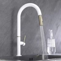 OXG 304 สแตนเลสตะกั่ว-ฟรีก๊อกน้ําห้องครัว Pull-Out Sprayer Dual Water โหมด Gourmet ก๊อกน้ําอ่างล้างจาน 4