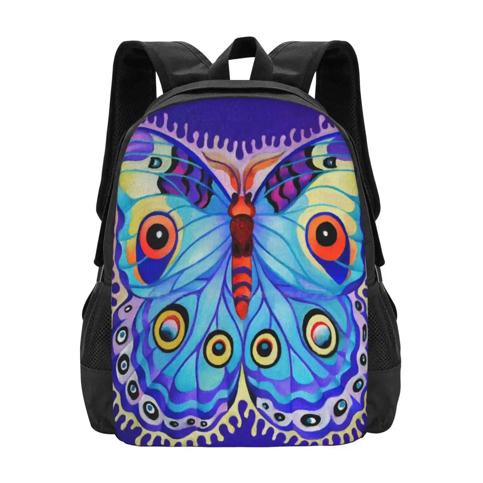

" Just A Butterfly! " 3D Print Design Backpack Student Bag Binovskaartshop Beauty Summer Coming Butterfly Tatyanaart Residency