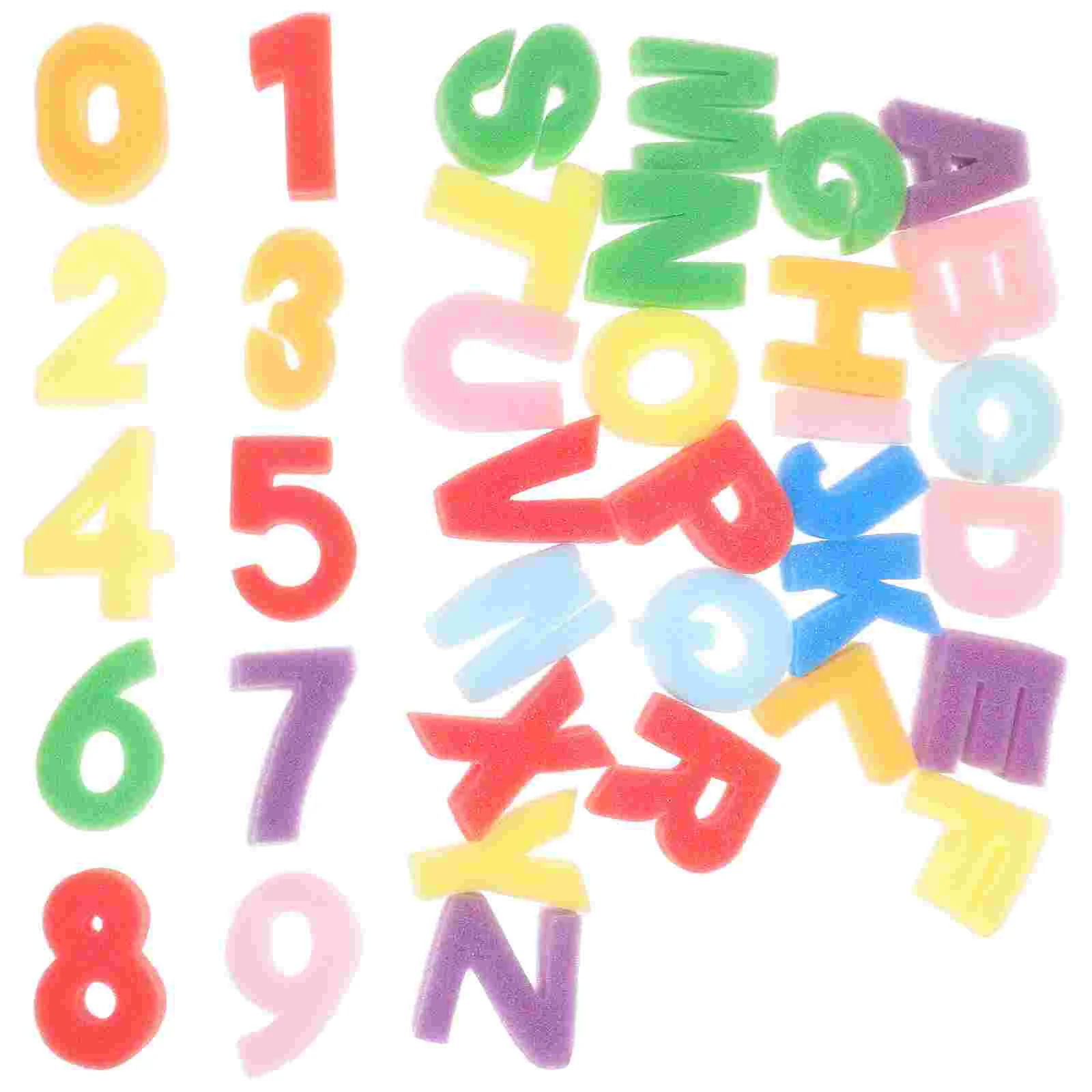 

Letter Stamps Sponge Painting Kit Foam Letters Numbers A-Z Letters Sponge Stamper Stamping Tool Graffiti Painting Sponge 0-9