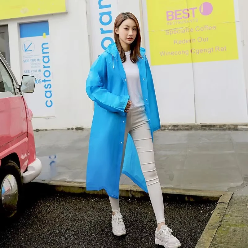 Raincoat Poncho Adult Waterproof Travel Reusable