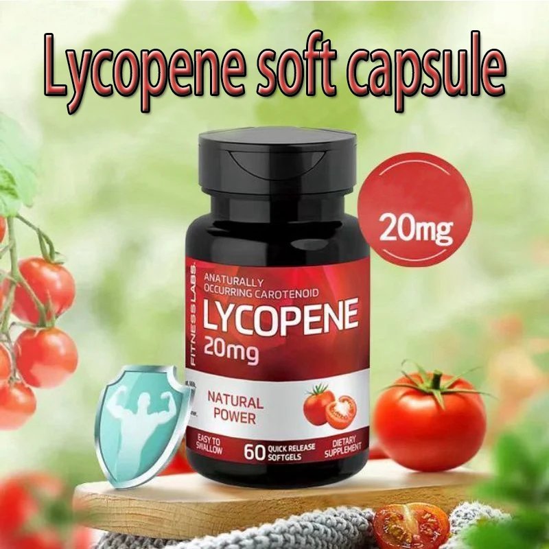 1 bottle of lycopene soft capsule 20mg improves cardiovascular function and improves periodontitis