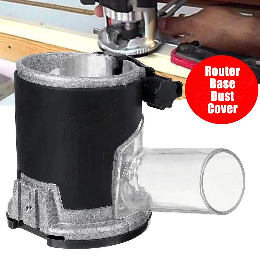

Router Base Dust Cover Wood Milling Cutter Base Trimming Machine Milling Stand Workshop Equipment Power Tools Routers Joiners