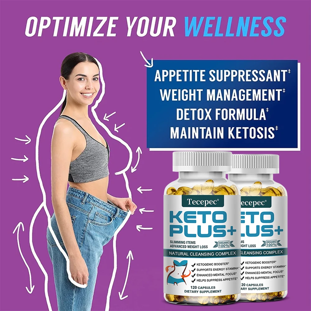 Keto Fat Burner-Fat Burner That Helps with Weight Management, Improves Energy, Endurance, Mental Focus, and Metabolism