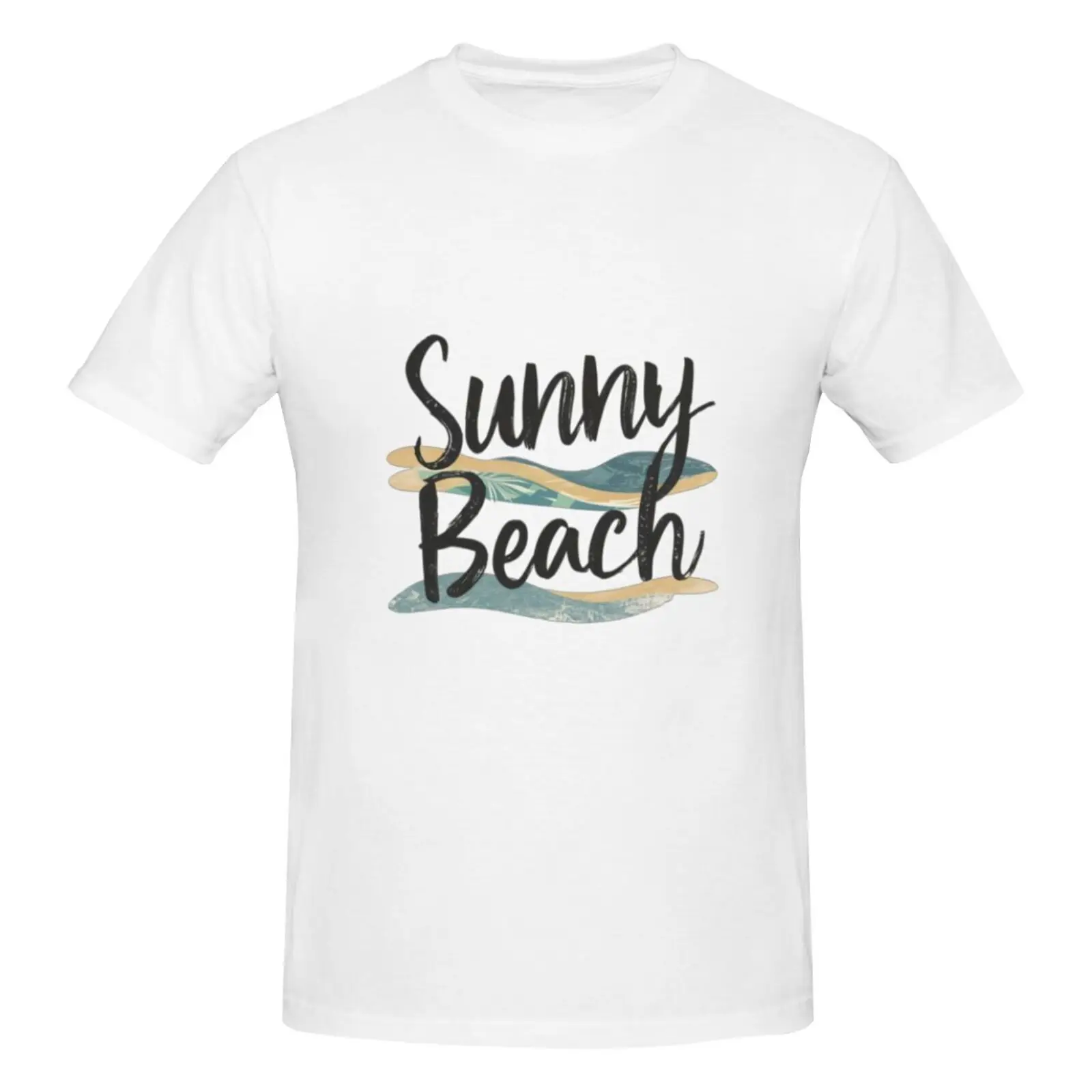 

Sunny Beach Printed Short Sleeve T-Shirt Men's Casual Tops