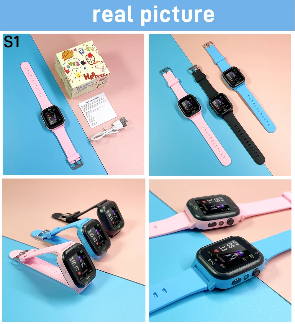 Kids Smart Watch SOS LBS Location Sim Card Call Child SmartWatch
