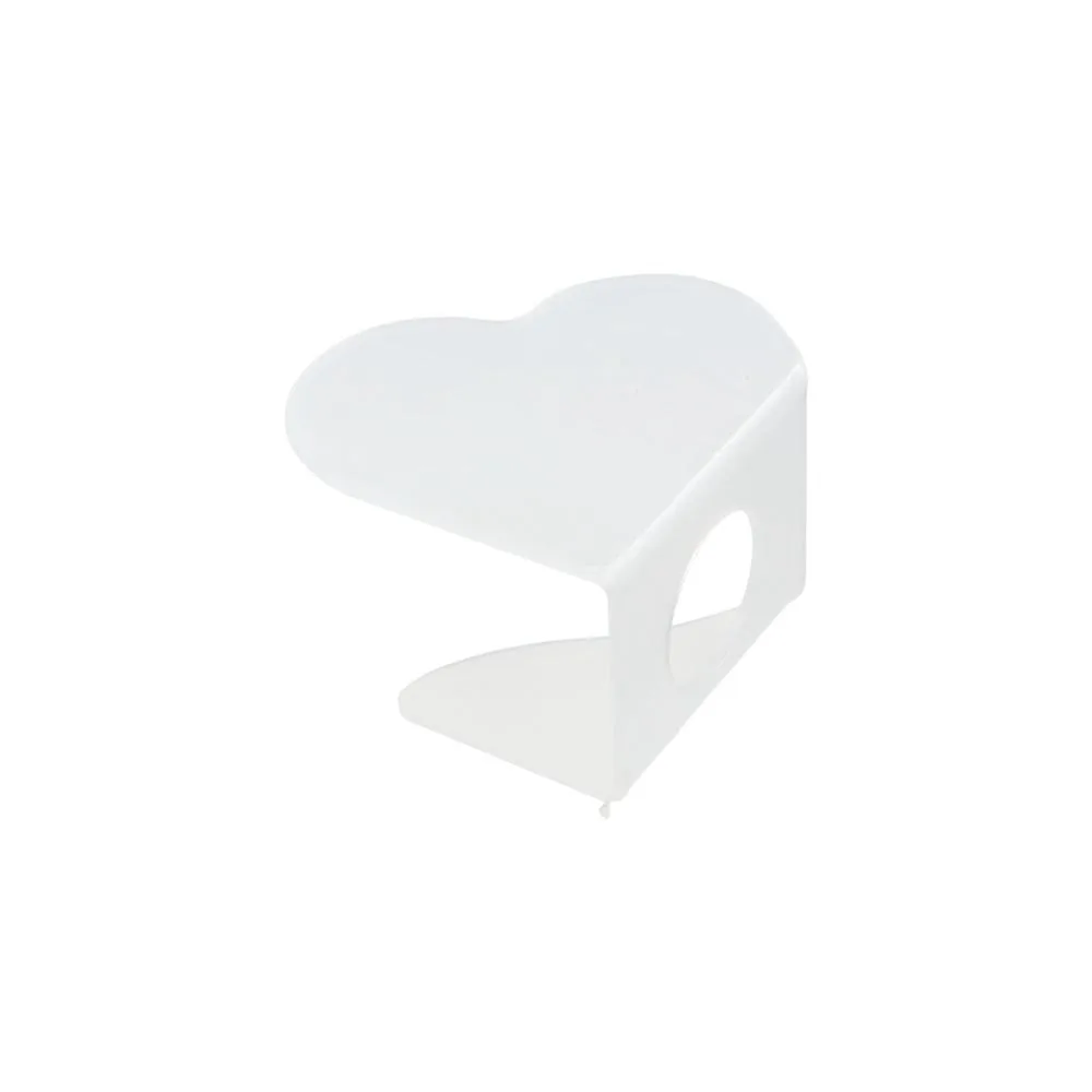 Portable Transparent Palette Lightweight Acrylic Handheld Foundation Mixing Palette Heart-shaped Reusable Paint Men nail art palette