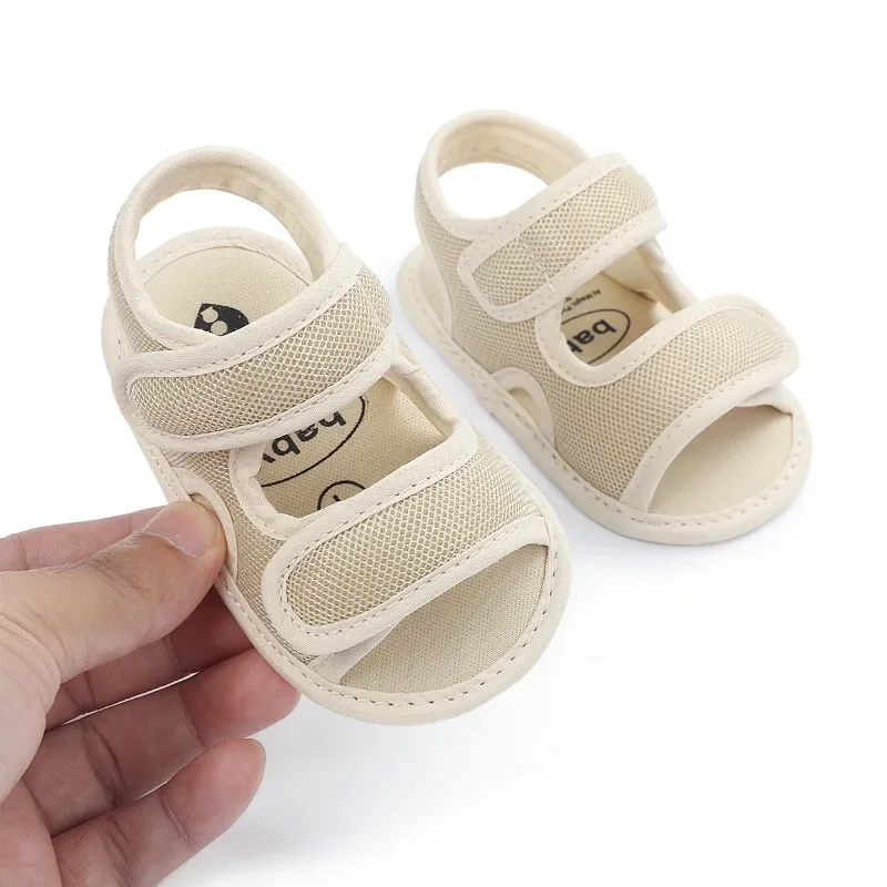 Kids Sandals Sandals and Clogs Baby Sandals Kids Shoes 0-18 M Summer Unisex Toddler Sandals Baby Girl Shoes Solid Color Net Cloth Breathable Boys Baby Sandals Infant Girls