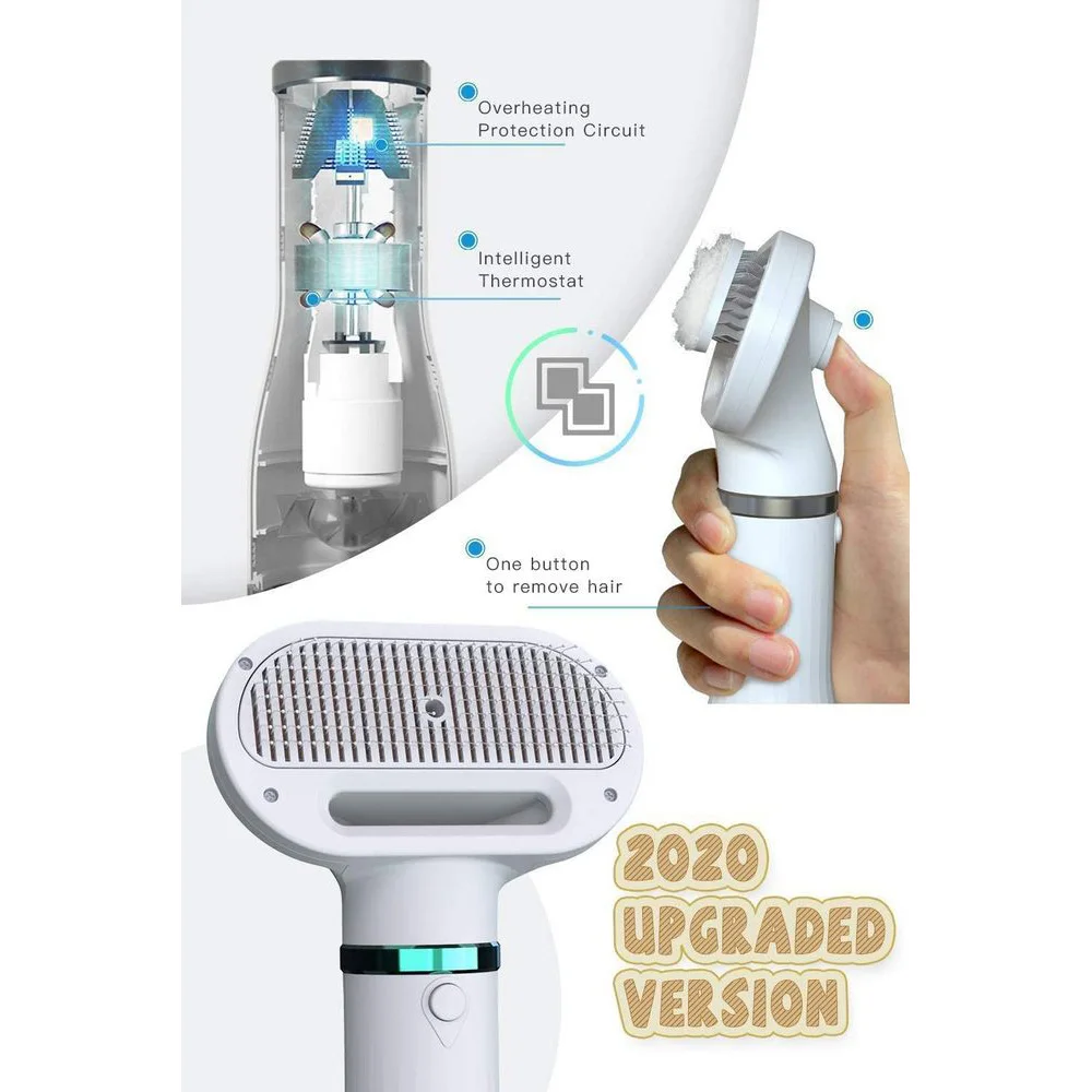 Pet Hair Dryer Dog Grooming Hair Dryer Adjustable Temperature Pet Supplies