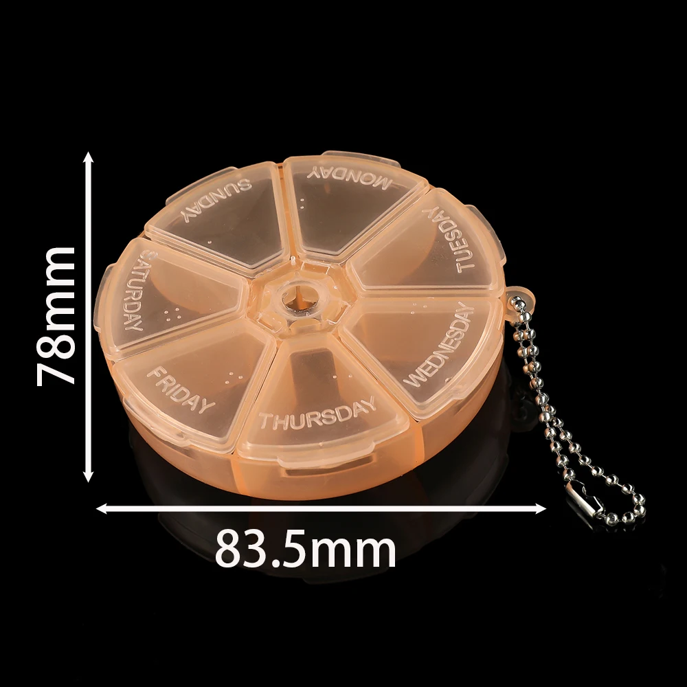 1pcs 7Grids/8Grids PP Storage Jewelry Box Detachable Plastic Storage Box for Beads Earring Pendant Jewelry Accessories Storage