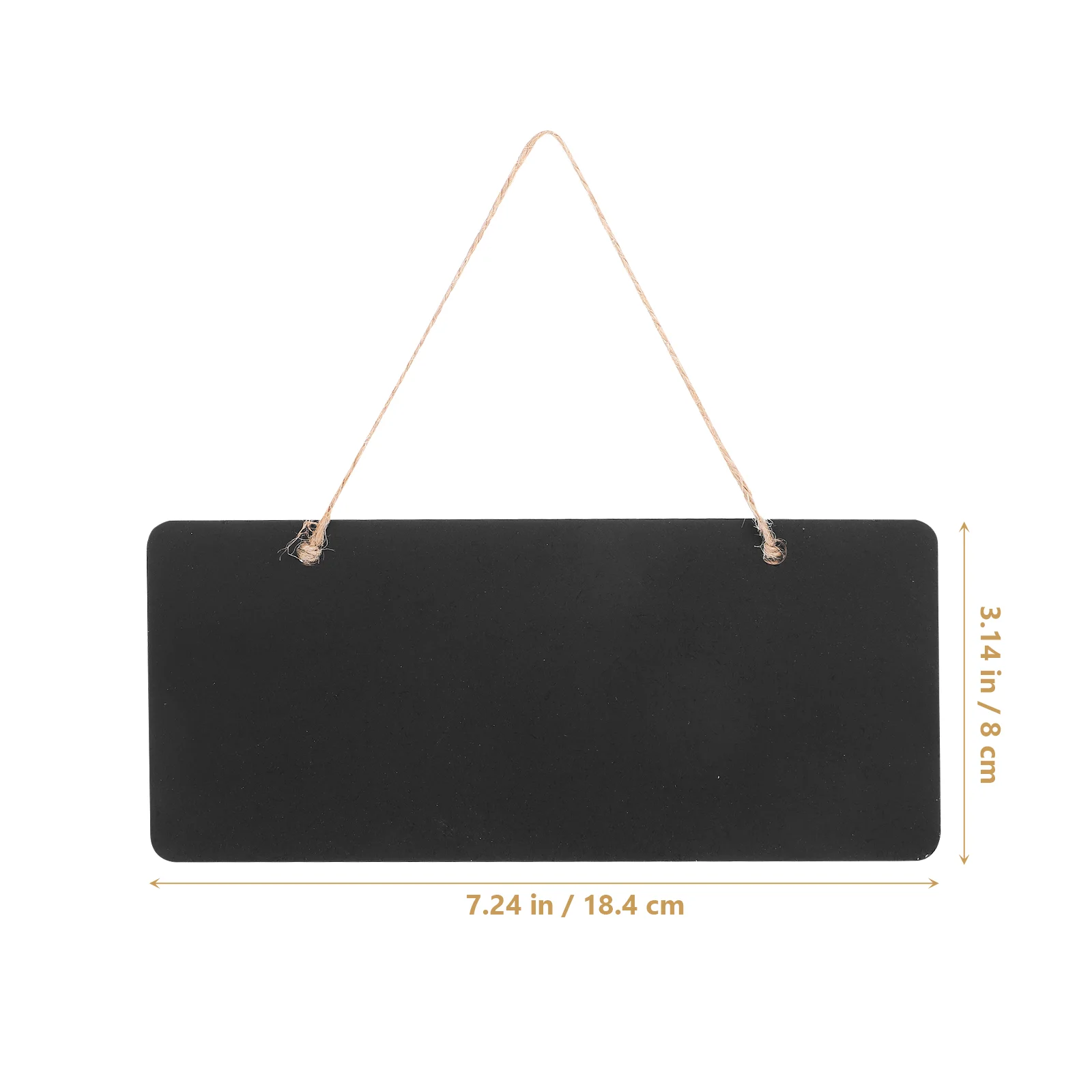 6Pcs Chalkboard Pendant Decorative Hanging Blackboard Wooden Price Tag Small Writing Board With Rope wooden blackboard wooden chalkboard