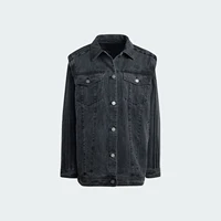 Adidas véritable original veste en jean à manches détachables pour femme JY8882 3