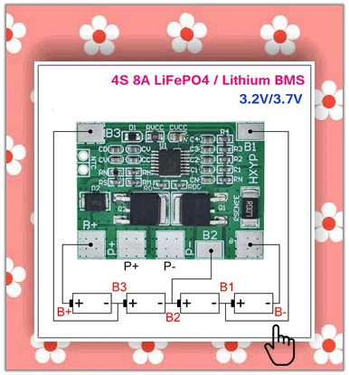 TZT 2S 20A 7,4 V 8,4 V 18650 Lithium-Batterie-Schutzplatine/BMS-Platine Standard/Balance für Heimwerker – Detail 3