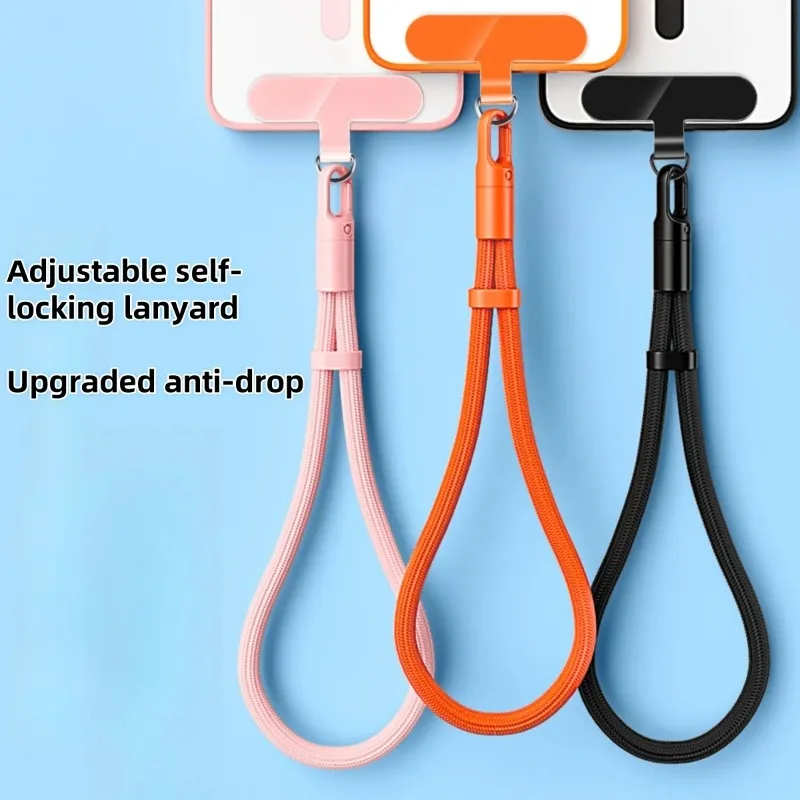 Adjustable Anti-Fall Wrist Lanyard for Mobile Phones - Outdoor Anti-Loss Charm Strap