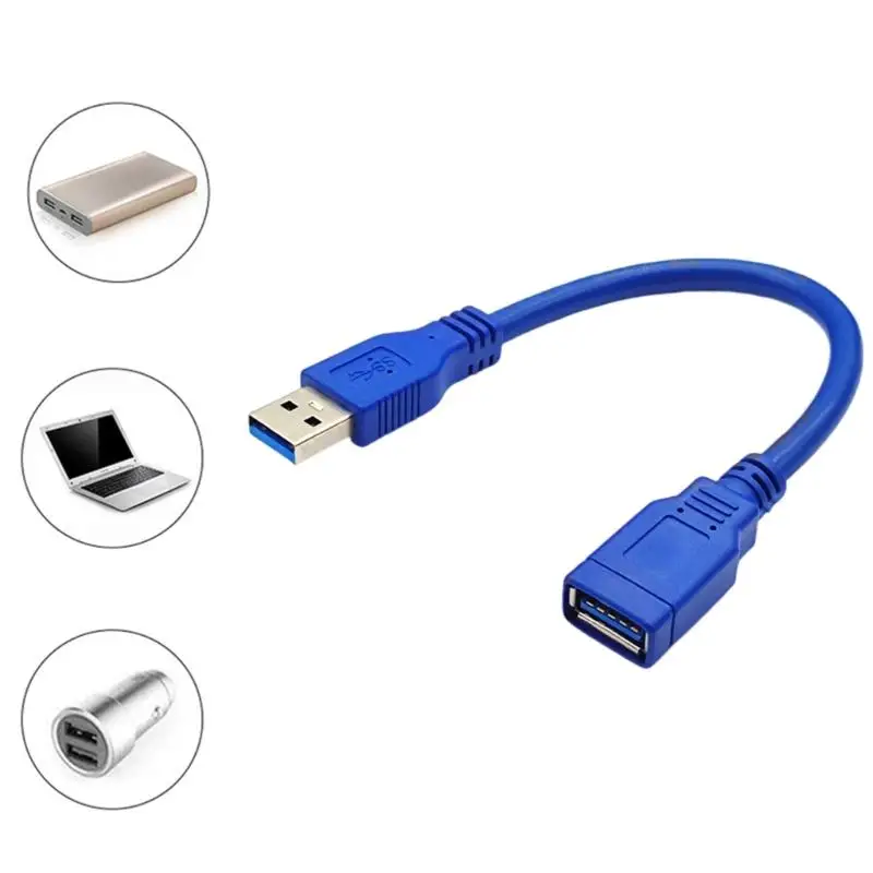 31BA Reise-USB 3.0-Stecker auf Buchse-Verlängerungskabel, schnelle Geschwindigkeit, 5 Gbit/s, Datensynchronisation, für – Detail 9