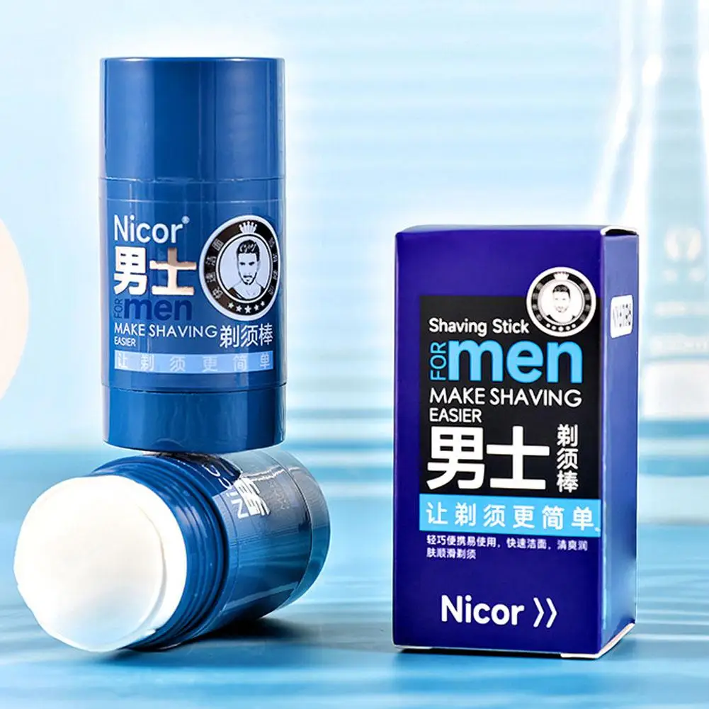 Portable Men's Shaving Cream Stick – Mint Scent (40g) - Image 3