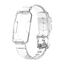 Silicone Clear Strap - Crystal Soft Replacement Wristband - inspire (Transparent)