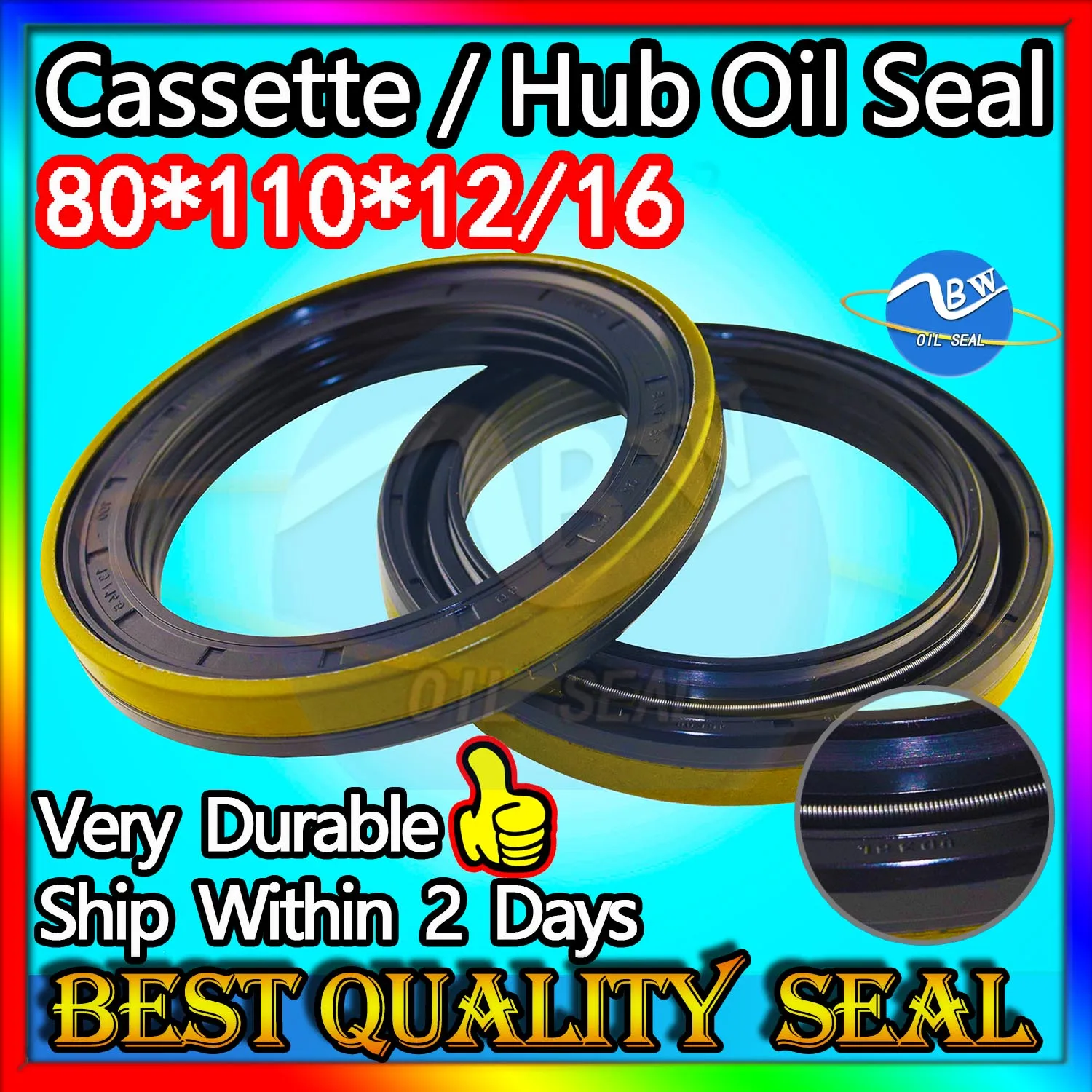 

Cassette Oil Seal 80*110*12/16 Hub Oil Sealing For Tractor Cat High Quality 80X110X12/16 ARM Bucket Hydraulic Pump Digger Gear