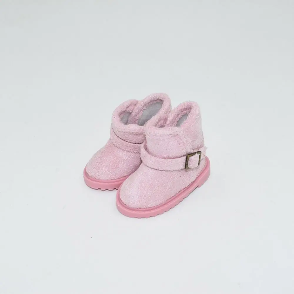 1 Pair High-top Boots High-top 1/6 Bjd Snow Boots Warm 1/6 Bjd Winter Shoes Casual Mini 20cm Snow Boots 1/6 Bjd
