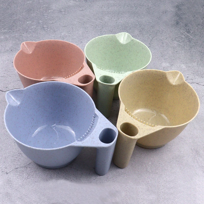 

Coloring Mixing Dye Bowl DIY Hair Styling Tool Anti-slip Handle Design Professional Salon Hair Styling Accessories