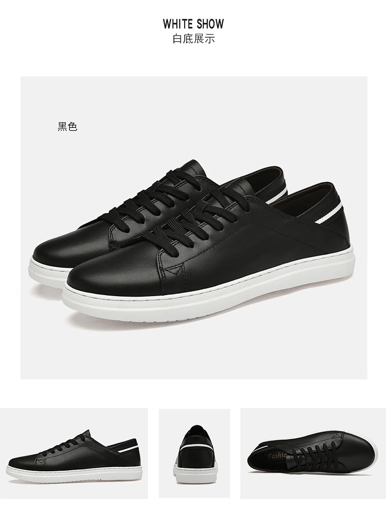 Frühling Sommer Weiß Echtes Leder männer Schuhe männer Casual Aufzug Schuhe Mode Höhe Erhöhen Turnschuhe für Männer Hohe schuhe – Detail 29