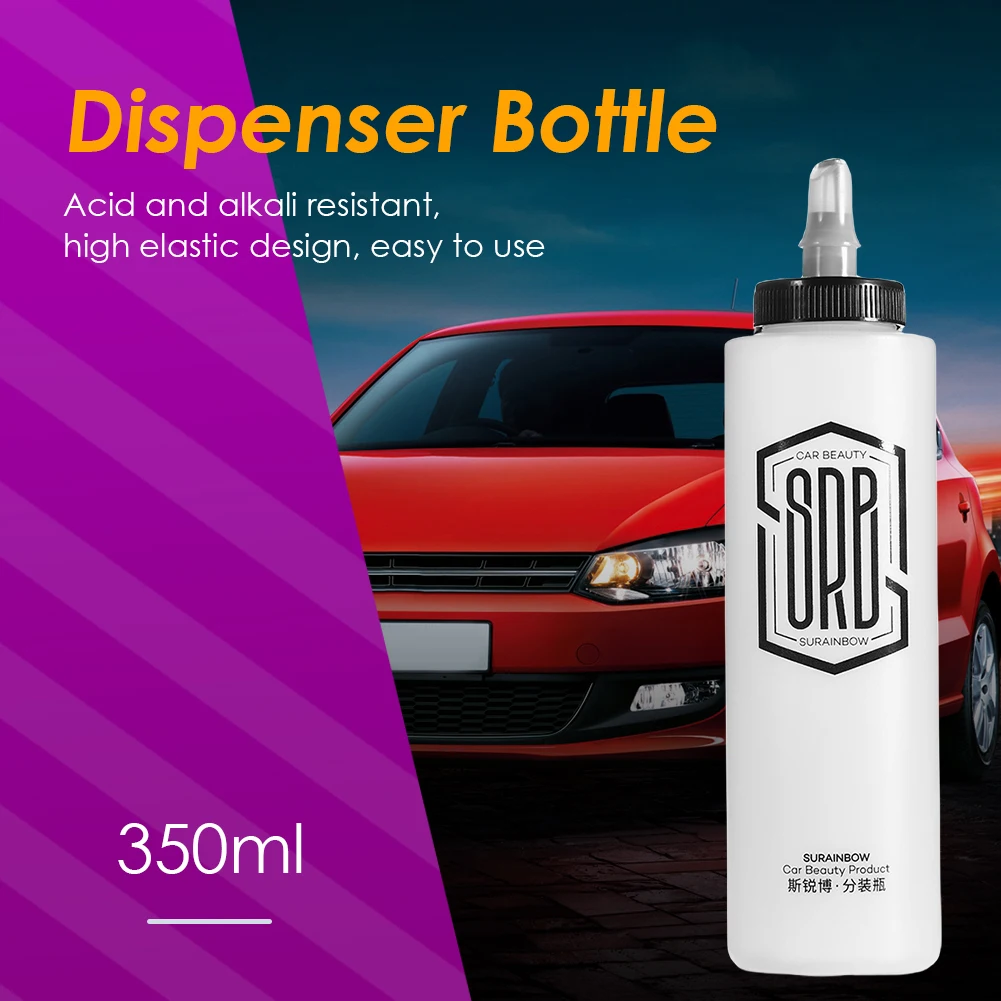 350mL Car Polish Wax Dispenser Bottle Automobile Detailing Waxing Polishing Tool