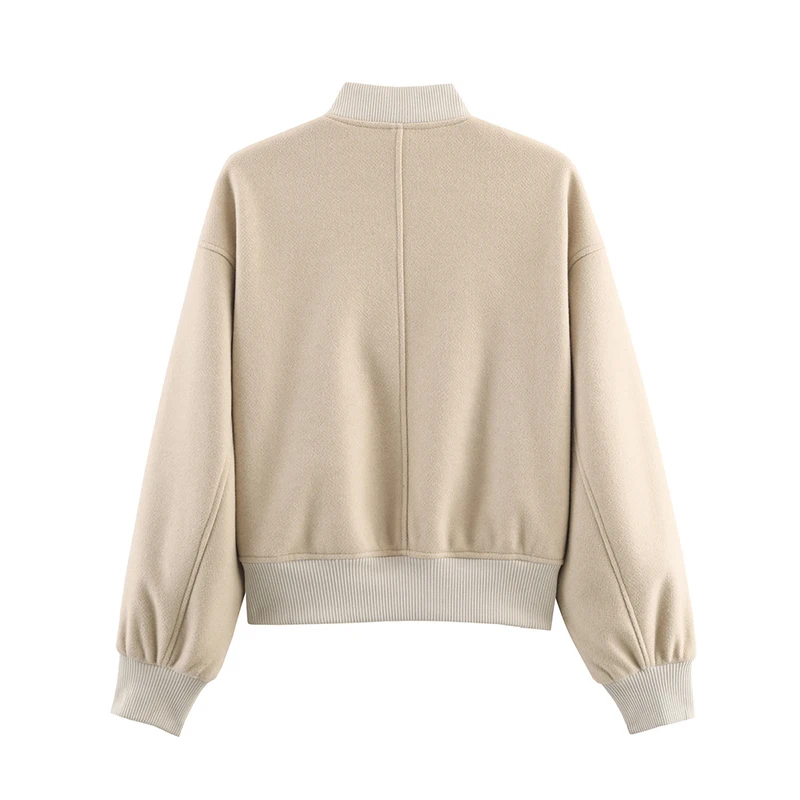 2026 Women Jacket Cropped Bomber Jackets For Women Spring Autumn Jacket Woman Fashion Long Sleeve Casual New In Short Coats