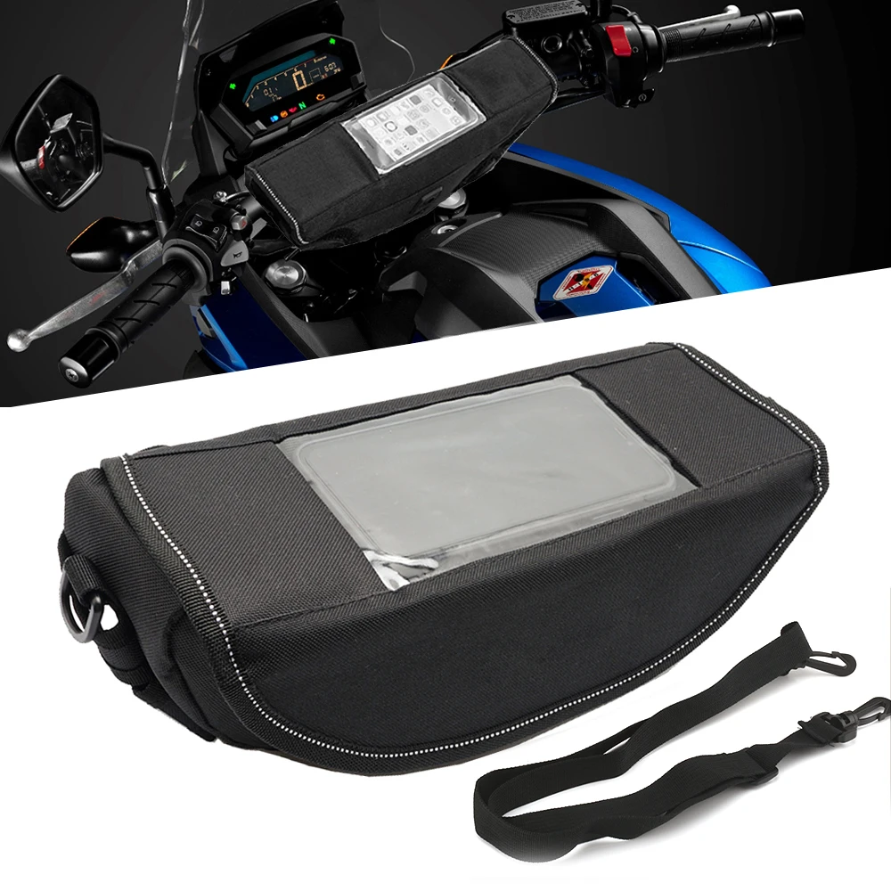 Per Honda Africa Twin Crf 1100 1000 L Crf1100L Crf1000L 750 Xrv Manubrio Borsa Maniglia Di Stoccaggio Bar Borse Da Viaggio Gps Parti Moto 2023