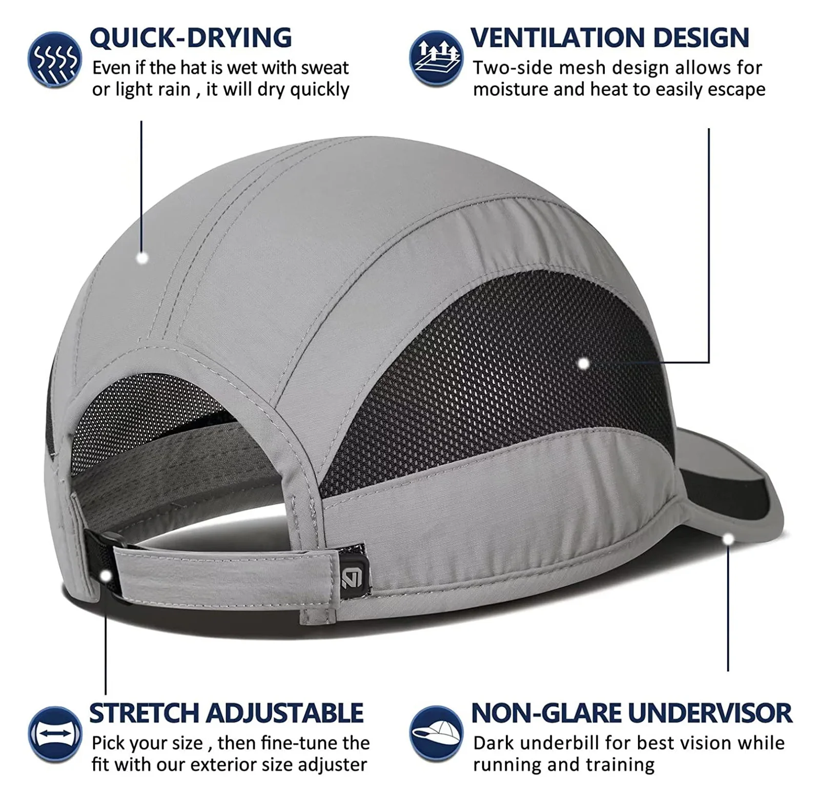 Summer For Men Sports Running Sweat Baseball Cap Male Golf Quick Dry Women Solid Snapback Mesh Hat Visor Hat baseball caps,baseball cap