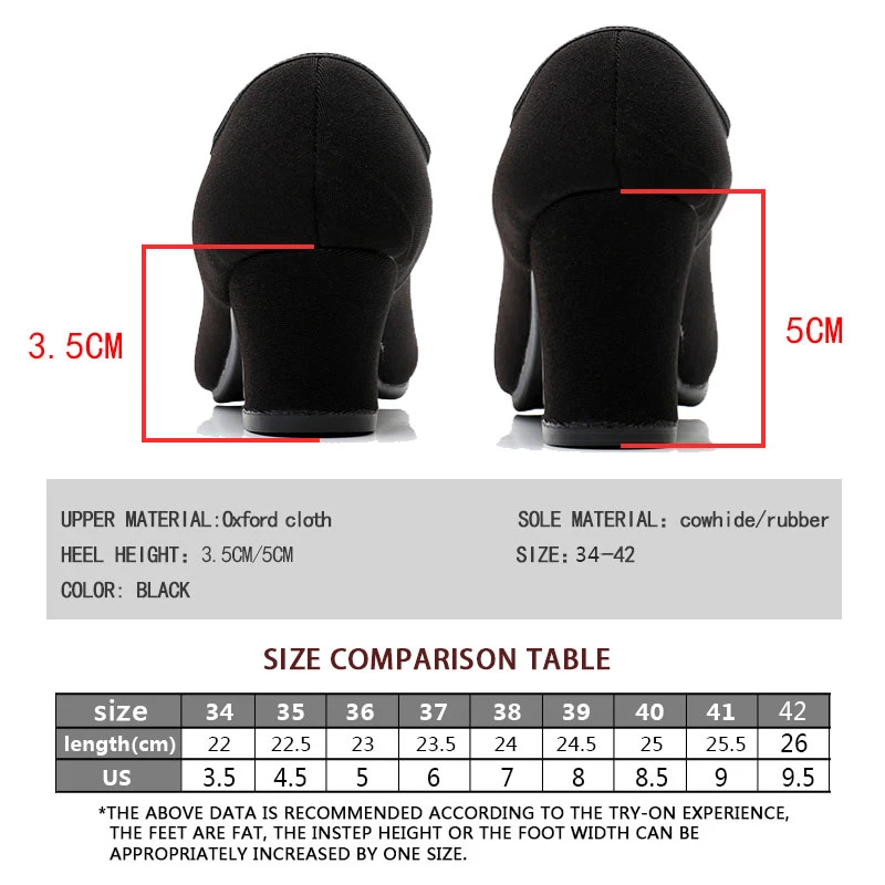 Diplip Dance Shoes Character Shoes Jazz Tango Ladier Ballroom Dancing Shoes Dance Shoes Women High Heels Canvas Practice Shoes