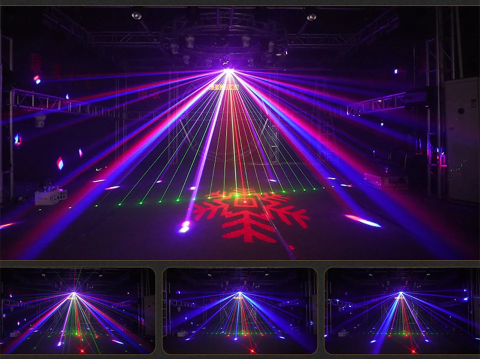 Led Butterfly Laser Light Butterfly Light Laser DMX DJ Laser Projector 4in1 DMX