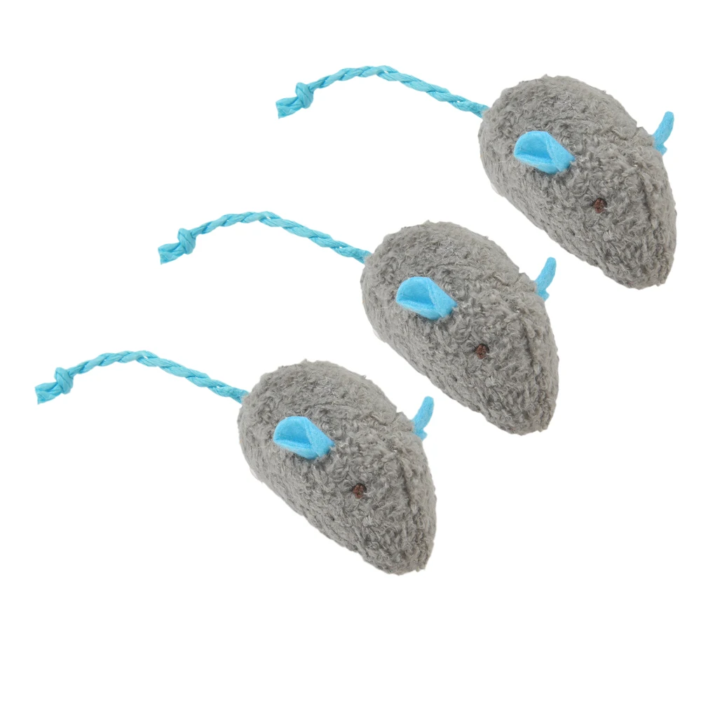 3pcs/lot Mix Pet Toy Catnip Mice Cats Toys Fun Plush Mouse Cat Toy for Kitten Plush Mouse 