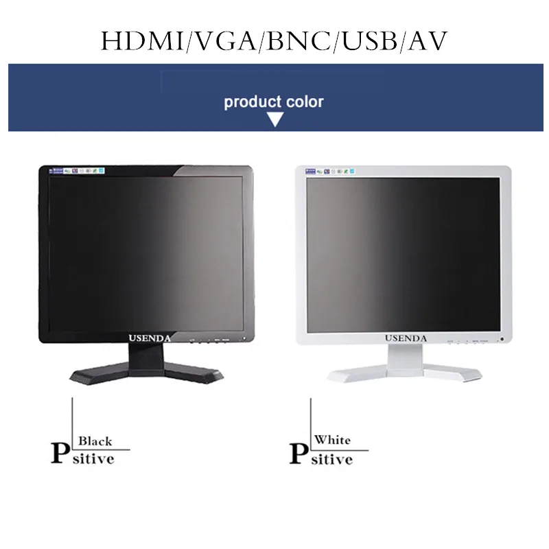 Hot sale 19 Inch Industrial Using BNC HDMI USB Port Computer CCTV Lcd  Monitor