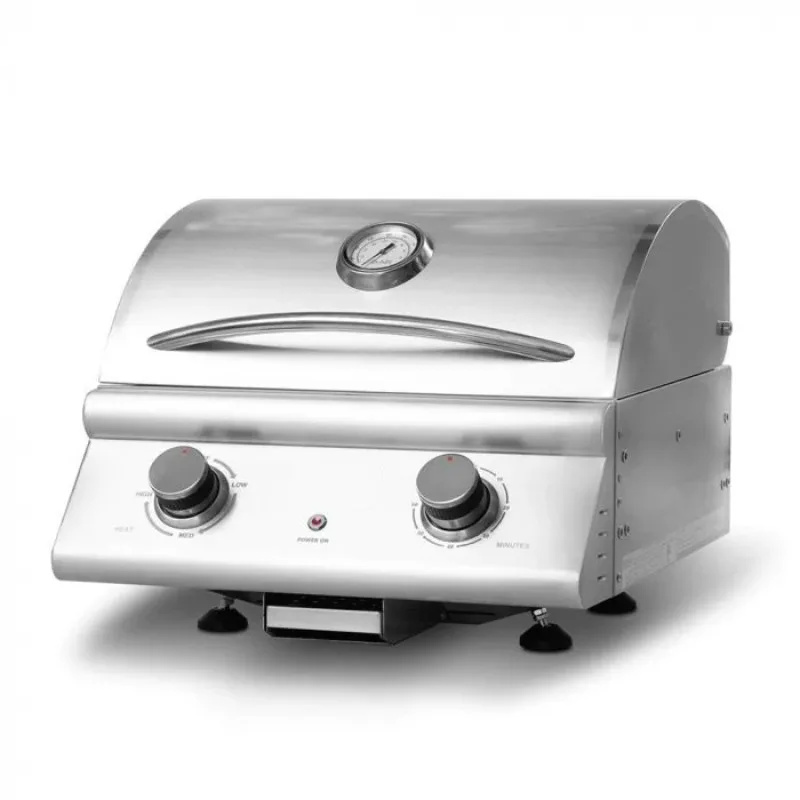 

Electric contact smokeless indoor chicken grill BBQ stainless steel oven non stick indoor electric grill