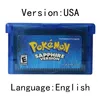 Pokemon  GBA,Emerald,tarjeta de consola de 32 bits,Esmeralda,rubí,zafiro de hoja verde,varios idiomas LeafGreen 6
