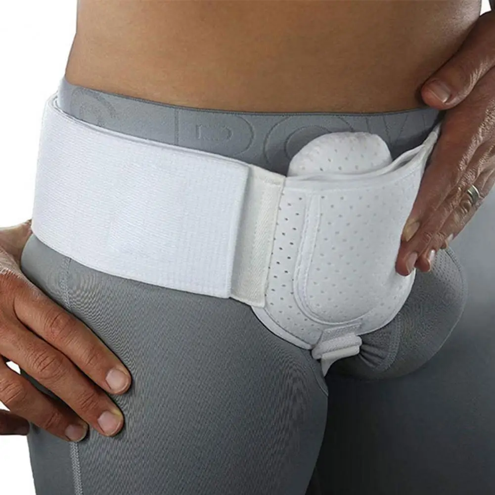 VELPEAU Hernia Belt Truss Adjustable for Single/Double Inguinal and Sports  Hernia with 2 Compression Pads Use for Men and Women