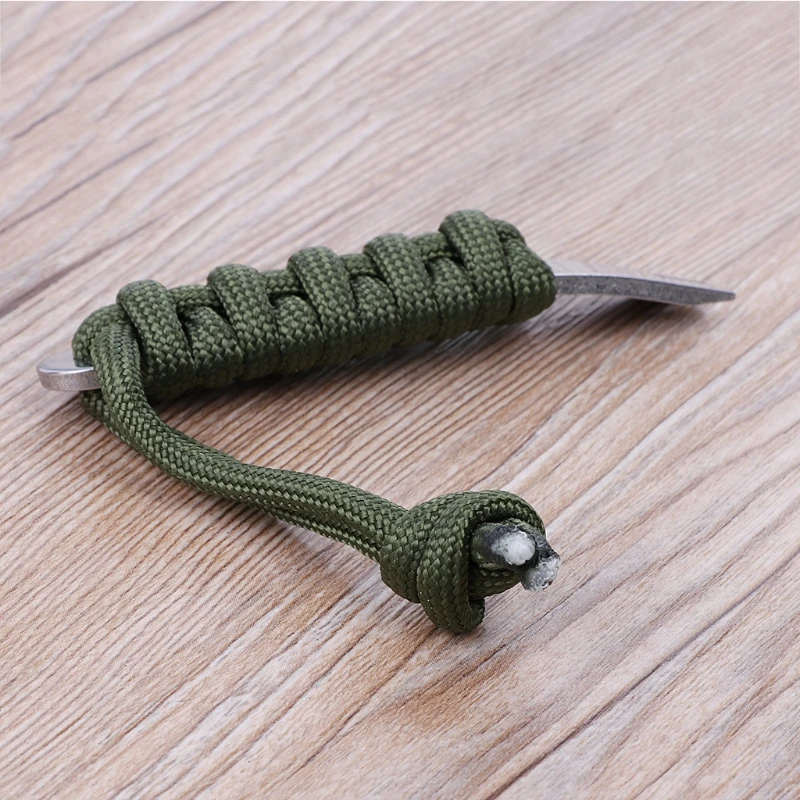 

Mini Stainless Steel for Crowbar Hand Tool Crank Scraper Cable Winder Lifter Keychain Pocket Metal for Crowbar