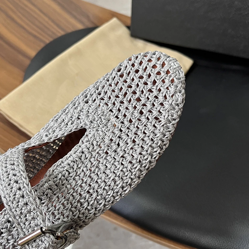 A*ia Ballets Shoes In Woven Leather High Quality And Super Comfort Flat Shoes 2025 New Luxury Design Shoes For Women ﻿ 5