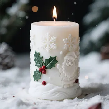 Christmas Candle Mold 1