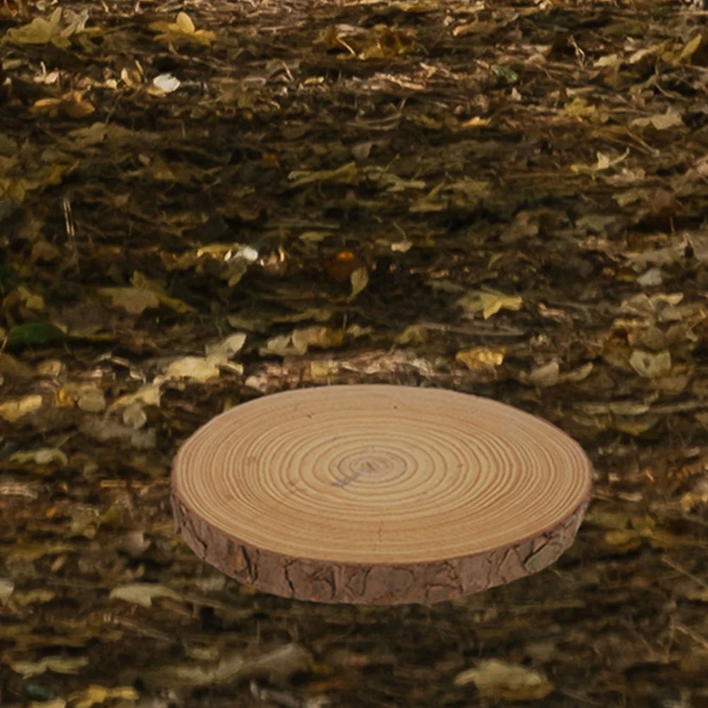 Micro Landscape Layout Raised Garden Bed Ornaments Turf Nature Stepping Stones Outdoor Walkway Decor Wood Chips