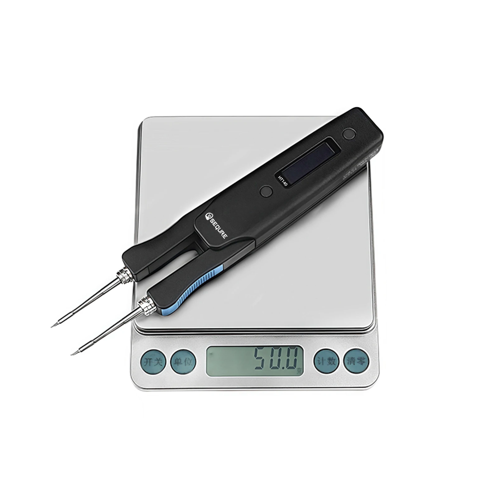 SEQURE HT140 2-IN-1 Hot Tweezers & Soldering Iron Compatible with C210 Tip Portable Tweezers Soldering Station Support PD|QC|DC 6