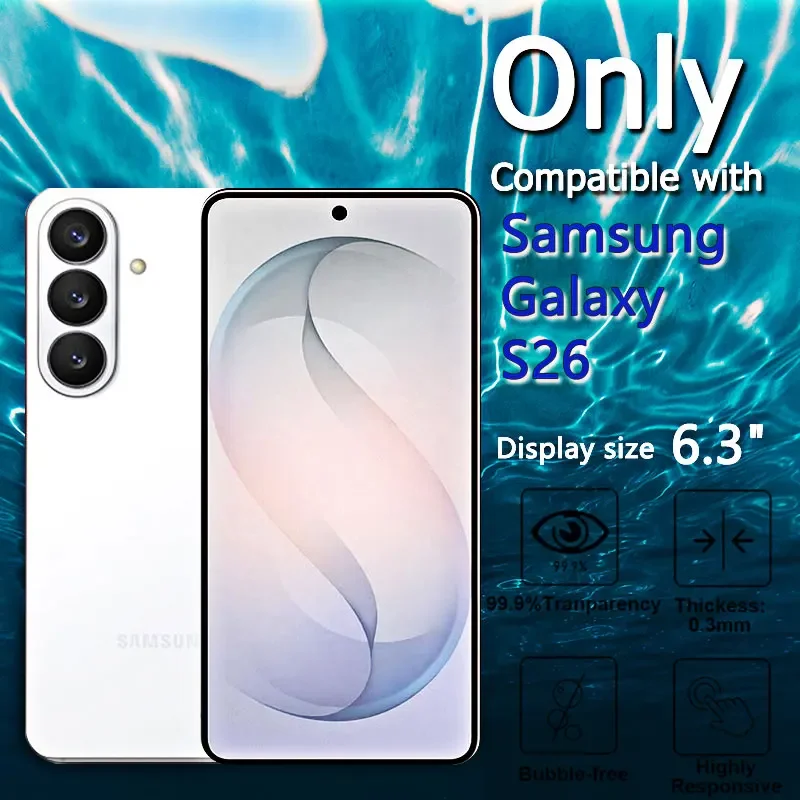 Pack of Tempered Glass Crystal Screen Protectors - Anti-Scratch, Case Friendly, Fingerprint Resistant