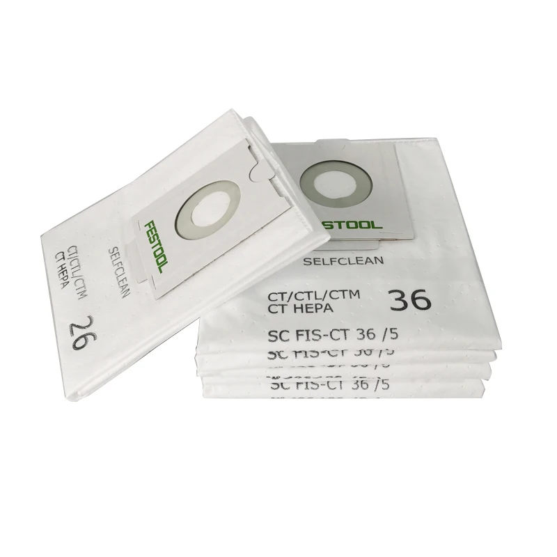 OriginalGermanFESTOOLDryGroundVacuumCleanerDustBucketCT2636ClothBagDisposable