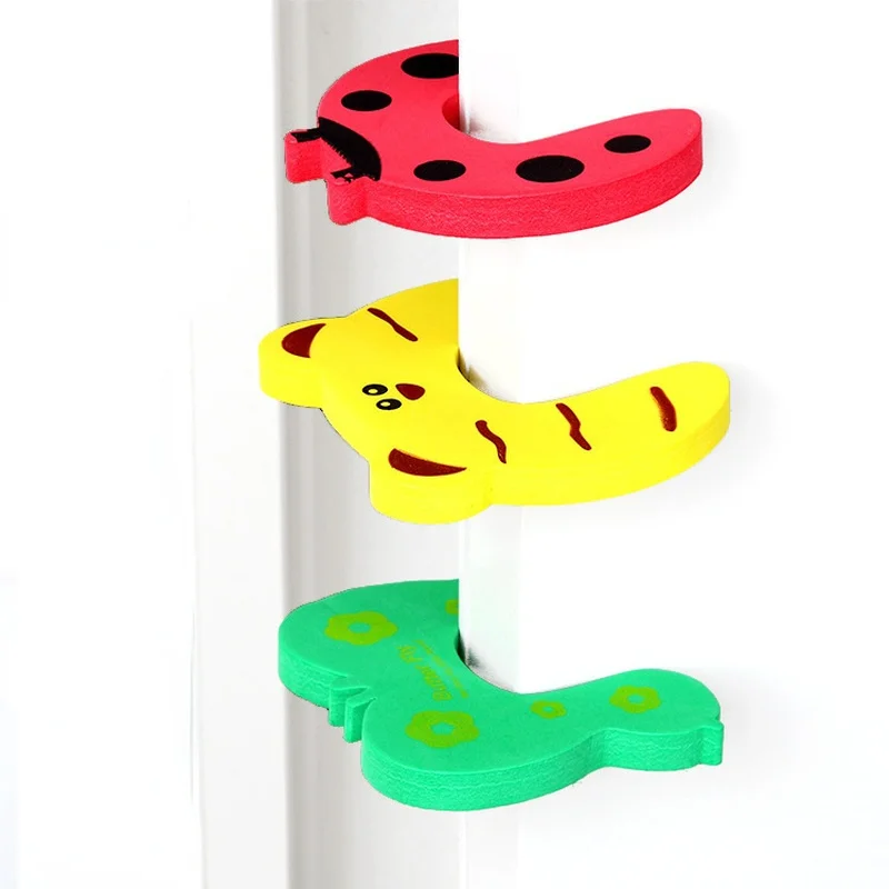 

Protection Baby Safety Cute Animal Security Door Stopper Baby Card Lock Newborn Care Child Finger Protector