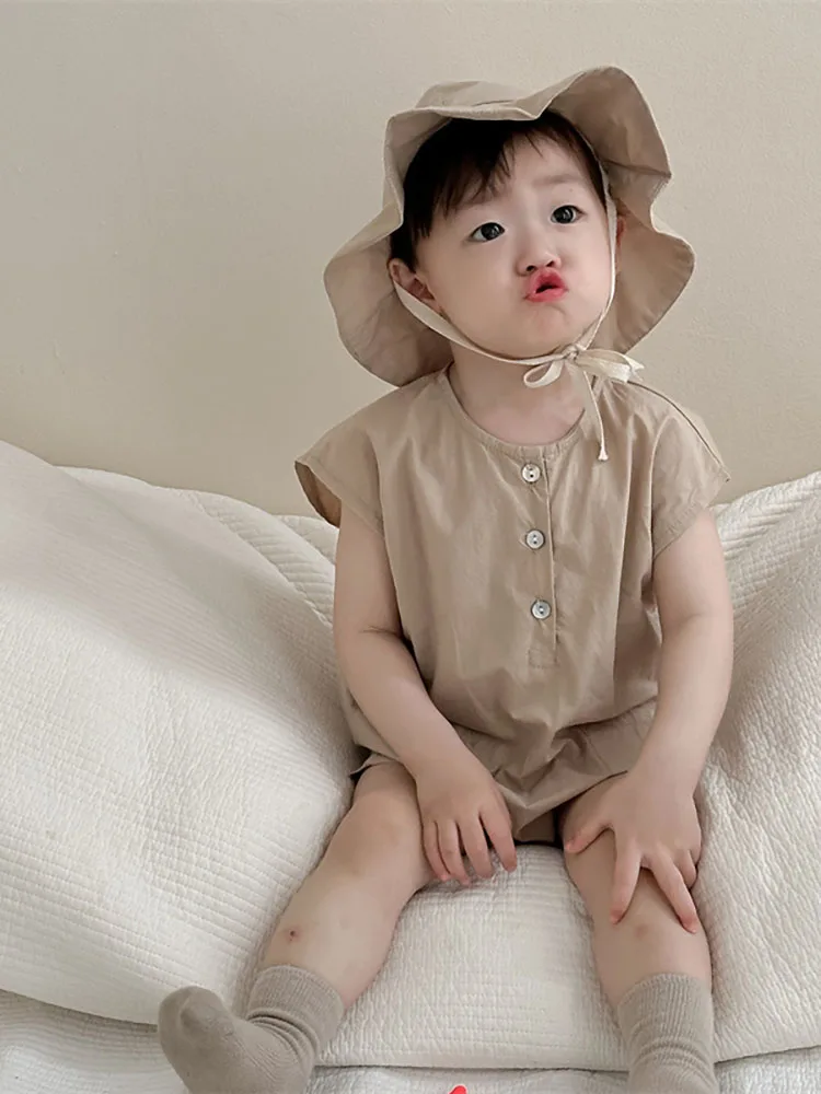 Baby Short Sleeve Romper Jumpsuit Dot Infant Clothes