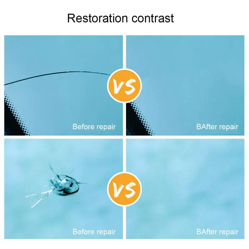 No Trace Cracked Glass Repair Kit Windshield Nano Repair Liquid DIY Car  Window Phone Screen Repair Utensil Scratch Crack Restore